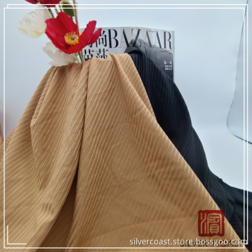 Polyester spandex Stück gefärbt 3x3 Rippentextile